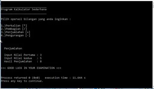 Cara Membuat Program Kalkulator Sederhana dengan C++