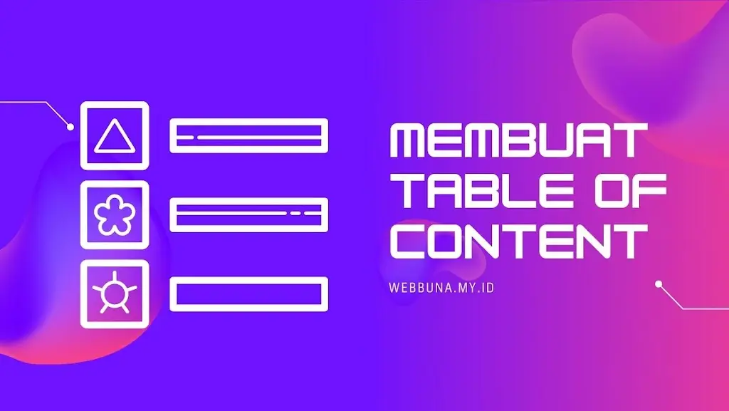 Cara Membuat Daftar Isi Blogger dengan Table of Content Otomatis